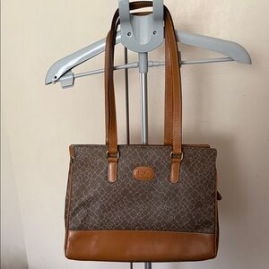 Nina Ricci Brown and Tan Shoulder Bag